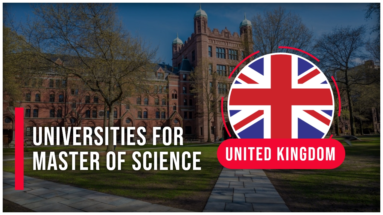 Universities for Master of Science